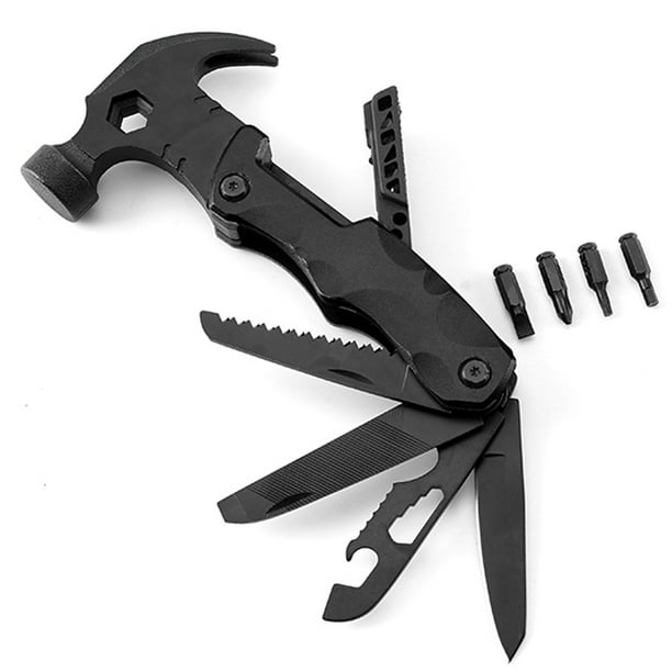 Accesorios multiherramienta para acampar, rellenos de calcetines para hombres, regalos para papá, herramientas múltiples de supervivencia, martillo de Navidad