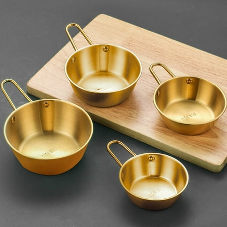 

Eguiwyn Clearance Kitchen Utensils Set Metal 1X Stainless Steel Rice Wine Bowl Walmart Savings Stainless Steel Bowl 6.05* 4.1* 1.76 Inches 0.19lb