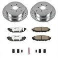 thumbnail image 3 of PowerStop Rear Z26 Street Warrior Carbon-Fiber Ceramic Brake Pad and Drilled and Slotted Rotor Kit Fits: SUBARU Select Models K4631-26, 3 of 9