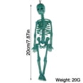 thumbnail image 2 of Mini Figure Tricky Halloween Toys Human Skeleton Funny Tricks Keychain Body Bones Model Pendant ROSE RED, 2 of 8