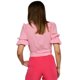 thumbnail image 3 of Blusa escote V, modelo 0521 (Rosa) rosa G Roman Fashion Blusa regular 0521, 3 of 5