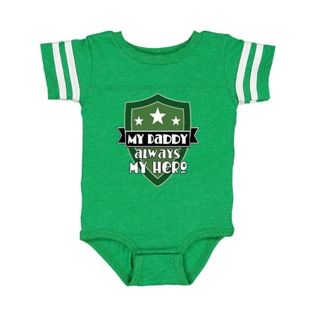 

Inktastic Daddy Always My Hero Military Support Gift Baby Boy or Baby Girl Bodysuit