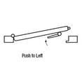 thumbnail image 4 of CRL DL2162BR Brass Universal Push-Pull Paddle Handle - Push to Left, 4 of 6