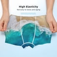 thumbnail image 3 of Yiaed Beach Print Boys' Boxer Briefs Cotton Casual Stretch Comfort Boys Boxers - Kids Boxer Briefs Underwear for Boys (6-18)-XX-Small, 3 of 5