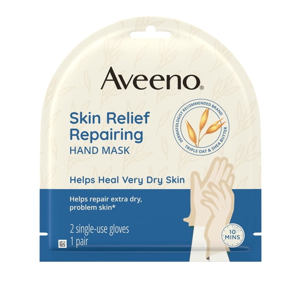 Mascarilla de manos Aveeno Skin Relief Relief Repair 1 par hidratante