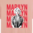 thumbnail image 2 of Marilyn Monroe - Stacked Name - Juniors Cropped Graphic T-Shirt, 2 of 4