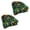 Multi-color, variant on 19-inch U-Shaped Spun Polyester Outdoor Tufted Dining Chair Cushions (Set of 4) - Annie Chocolate