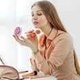 thumbnail image 4 of Mirror Pocket Mini Quicksand Makeup Mirror Portable Double Sided Mirror, 4 of 5