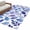 Purple, variant on Green Leaves Area Rugs 6'x9', Washable Small Throw Rugs for Kitchen Dining room, Spring Plants Rustic Botanical Pastoral Indoor Outdoor Rug Non-Slip Low Pile Carpet Runner Reversible Floor Mats