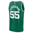thumbnail image 3 of Youth Fanatics Baylor Scheierman Kelly Green Boston Celtics 2024 NBA Draft Fast Break Player Jersey - Icon Edition, 3 of 3