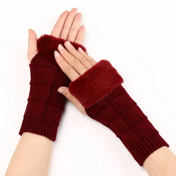 Gants d'Hiver pour Femmes Gants Chauds Coupe-Vent Élastiques pour Textos Gants Noirs Femmes Gants Thermiques