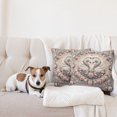 thumbnail image 4 of Ambesonne Vintage Romantic Throw Pillow Cover 2 Pack, Doves and Roses, 16", Pale Pink Pale Cadet Blue, 4 of 7