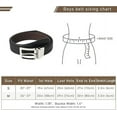 thumbnail image 4 of Kajeer Kids Reversible Belts - Youth Elastic and PU Leather Black and Brown Belt, 4 of 7
