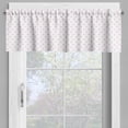 thumbnail image 2 of Ambesonne Pink Polka Dots Valance Pack of 2, Girl Like Feminine, 54"X18", Pale Pink White, 2 of 5