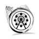 thumbnail image 1 of Anillo de compromiso ajustable de amor Unbranded Noria del parque de atracciones de silueta negra, 1 of 3