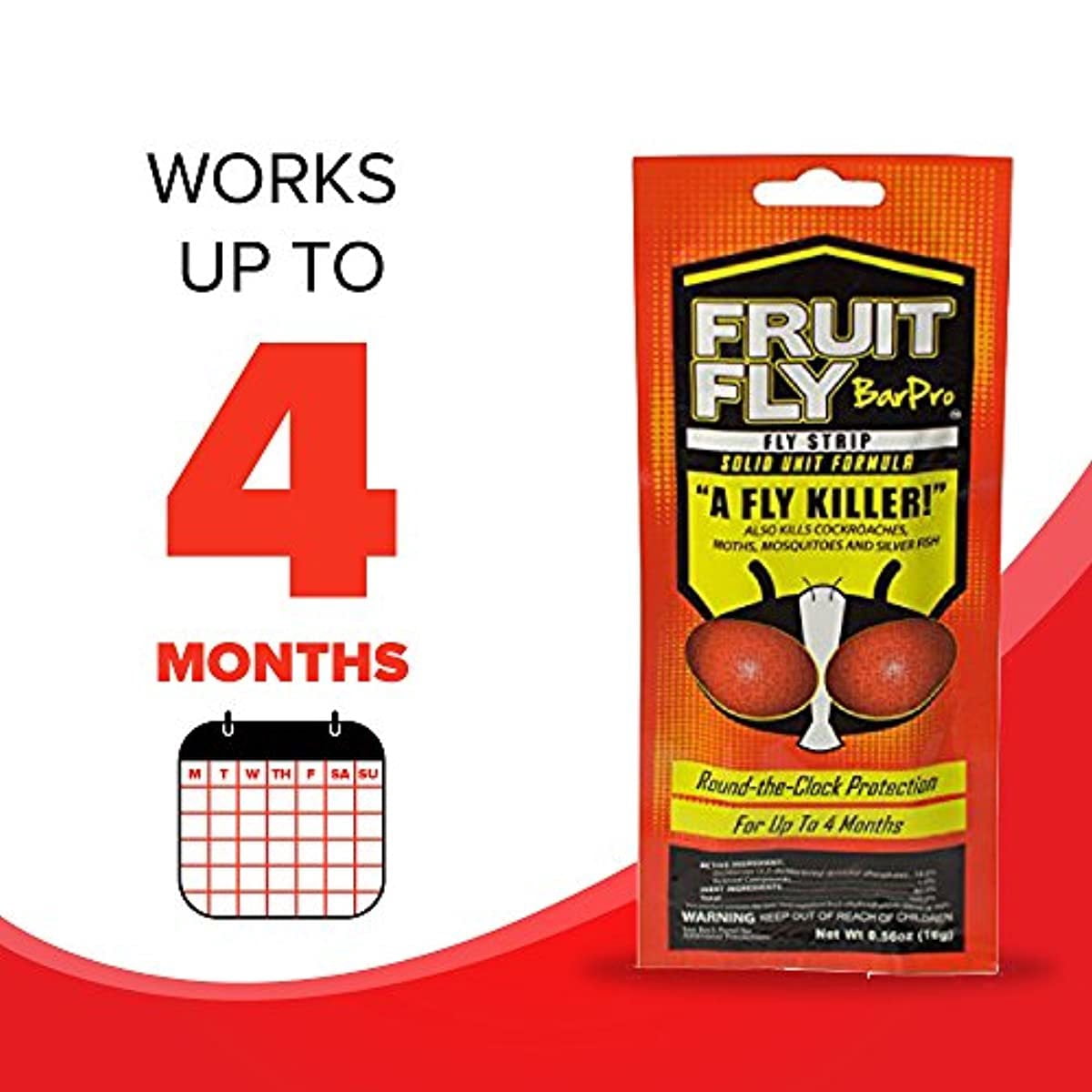 Fruit Fly BarPro 4 Month Protection Against Flies & Other Pests Clean & Odorless