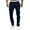 hwj# Blue114, variant on Men Casual Pants Cotton Slim Fit Low Waist Skinny Trousers Solid Color With Pockets Trousers Slacks Tapered Flat-Front Chino Trousers,Brown,XL