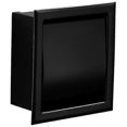 thumbnail image 3 of Recessed Stainless Steel Toilet Paper Holder Wall-Mounted, Matte Black Bathroom Tissue Roll Storage, 3 of 4