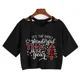 thumbnail image 1 of Camiseta de árbol de leopardo de Reno para mujer, ropa de Navidad, Tops cortos de Feliz Navidad, camiseta gótica Harajuku, camiseta de Mange de Año Nuevo, 1 of 5