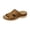 Brown_020, variant on Domuza Women's Leather Sandals | Leaf Cut-Out Design & Adjustable Velcro Strap | Cushioned Wedge Heel Summer Casual Sandals Shoes Black 9(EU-42)