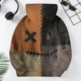 thumbnail image 4 of Grblisyd Hoodies for Boys Cute Loose Pullover Shirts Long Sleeve Hooded Sweatshirts Fashion Halloween Face Print Fall Winter Outfits, 4 of 5