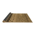 thumbnail image 2 of Ahgly Company Indoor Rectangle Solid Brown Modern Area Rugs, 5' x 7', 2 of 4