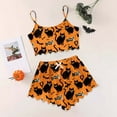 thumbnail image 2 of Ladies' Sleeveless Tank Top And Shorts Set Casual Home Wear Halloween Print Comfortable Everyday Wear, 2 of 2
