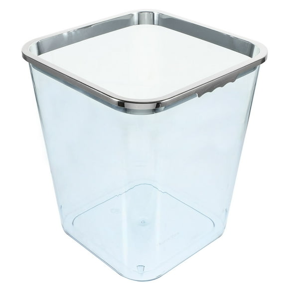 USHOBE clear can trash container PP Large Capacity Families Office Use 1Set