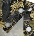 thumbnail image 4 of Ambesonne Exotic Grommet Curtain, Botanical Tropical Flowers, 50"x84", Dark Grey Fawn and Mustard, 4 of 5
