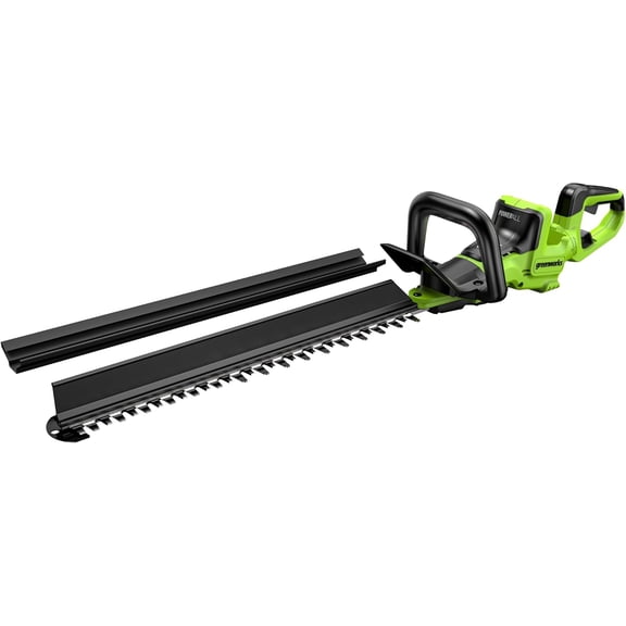 Greenworks 24V 24" (1.1" Cutting Capacity/Rotating Handle) Brushless Hedge Trimmer Cordless, Battery and Charger Not Included