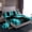 Black Teal, variant on Homewish Animal Leopard Cheetah Print 3pcs Twin Sheet Sets For Teens Adults,Bling Glitter Twin Fitted Sheet,Abstract Gradient Breathable Flat Sheet,Breathable Home Decor