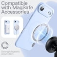 thumbnail image 6 of JETech Magnetic Silicone Case for iPhone Air, Compatible with MagSafe, Silky Soft Touch (Blue), 6 of 7