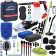 thumbnail image 1 of Kit de lavado de autos AUTODECO de 43 piezas con pistola de espuma, aspiradora, mopa y cepillos, 1 of 9