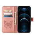 thumbnail image 7 of Compatible with iPhone 14 Pro 6.1 inch Case, Glitter Leather Flip Wallet Diamond Butterfly Shockproof Case with Card Holder Stand with Wrist Strap Compatible with iPhone 14 Pro,Rosegold, 7 of 7