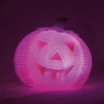 thumbnail image 5 of Lillian Vernon LED Neon Puffer Pumpkins, Festive Toys and Party Favors, Light up, Batteries Included, Set of 3, 5 of 7