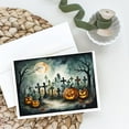 thumbnail image 2 of Graveyard Spooky Halloween Greeting Cards and Envelopes Pack of 8 7 in x 5 in, 2 of 3