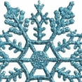 thumbnail image 4 of Bearachild 12 piezas al aire libre portátil Navidad copo de nieve decoración Navidad sala de estar dormitorio decoración vacaciones festival Kits de decoración para fiestas Azul claro, 4 of 6