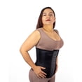thumbnail image 4 of Wasp waist girdle in latex fused with lycra exterior - Ref 6067 Black 6XL/48, 4 of 6