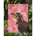 thumbnail image 3 of Black and Tan Dachshund Love Garden Flag, 3 of 5