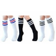 thumbnail image 2 of Baby, Toddler and Kids Knee High Tube Socks for Boys and Girls with Grips (3 Pair), 2 of 5
