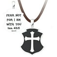 thumbnail image 2 of Men's Fear Not Sterling Silver Pendant, 2 of 2