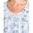 thumbnail image 4 of Casual Nights Women's Flowery Short Sleeve Nightgown, 4 of 5