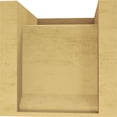thumbnail image 4 of 10"W x 10"D x 10"H Wide Sheridan Rough Cedar Woodgrain TimberThane Corbel, Primed Tan, 4 of 6
