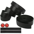 thumbnail image 2 of Anti-Slip Handlebar Belt, Lightweight Portable Bar Tape Handlebar Strap, For Road Bike Racing Users' Hands Decoration Protection Black, 2 of 8