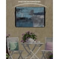 thumbnail image 6 of Outdoor TV Cover 30 to 32 Inch Weatherproof, Abstract Vintage Oil Painting Waterproof TV Screen Protector for Outside Decor with Zipper and Pocket 30"L x 19"H&nbsp; , Blue Gray, 6 of 7