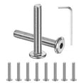 thumbnail image 1 of Kit de tornillos de cabeza plana de 10 piezas, M5x30mm, tornillo de acero inoxidable 304 con llave hexagonal, 1 of 7