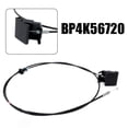 thumbnail image 4 of Hood Latch Release Handle Switch Cable Hood Pull Auto Accessories Black Plastic BP4K56720C For Mazda 3 2004-2009, 4 of 7