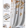 thumbnail image 6 of Yellow Leaves Black Out Curtains 84 Inch Long for Living Room, Summer Botanical Blackout Curtain Shade Thermal Insulated Window Curtains Grommet Drapes 42"x84" 2 Panels, 6 of 8