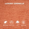 thumbnail image 7 of LUCKHAO Donext Inspired Chenille Sofa with Dual Seat Depth, 400lbs Capacity No-Assembly Loveseat,Meditation Sofa for Small Spaces,Living Room(Orange), 7 of 7