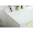 thumbnail image 4 of Elegant Decor Blake 60" Aluminum Alloy MDF Single Bathroom Vanity in White, 4 of 8